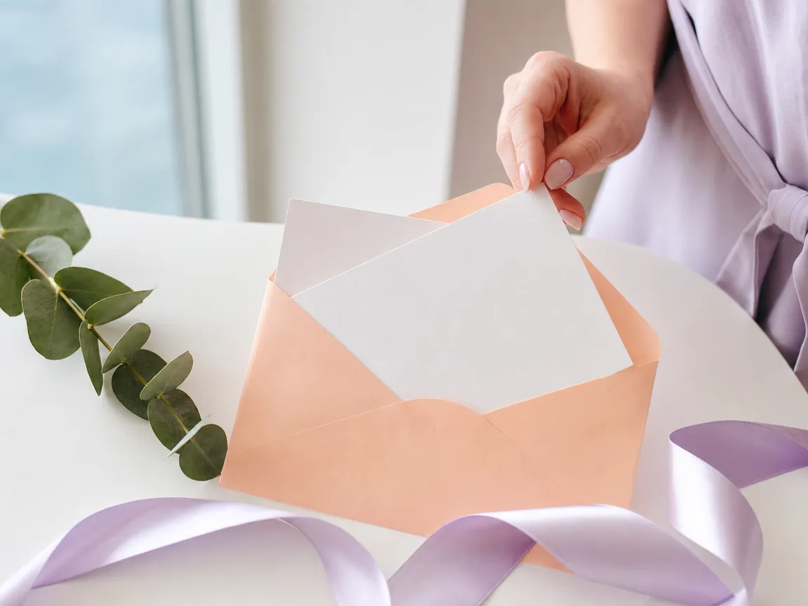 Il buono regalo nella busta con il nastro